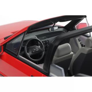 Ford Escort Mk4 XR3i Cabriolet - Flamenco-Rot 1986 OttO mobile 1:18 Resinemodell (Türen, Motorhaube... nicht zu öffnen!)